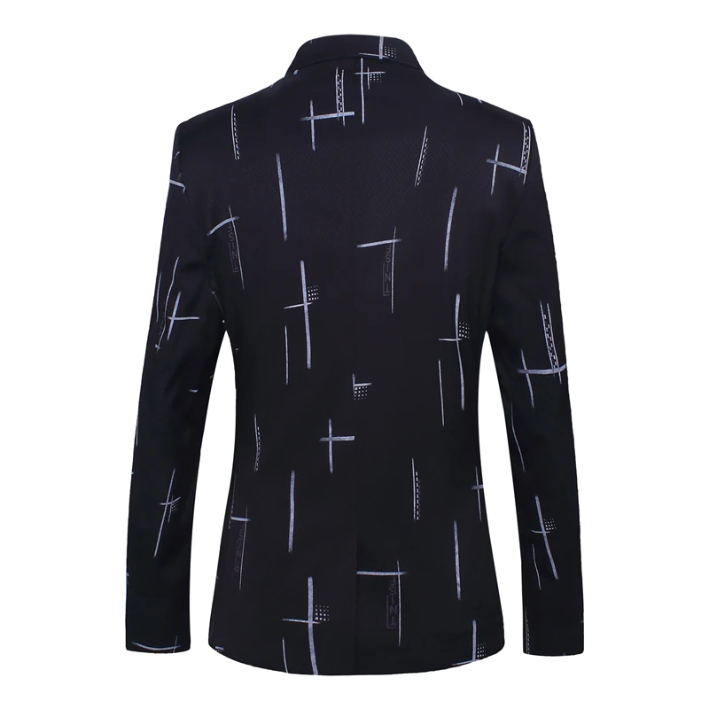 Новое поступление брендовая одежда Осенний Блейзер мужской модный приталенный