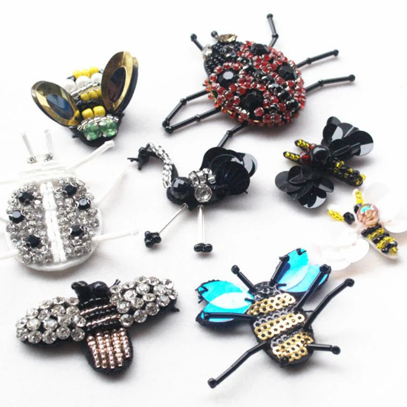 Ручной работы патчи стекло/смолы кристалл одежда со стразами аппликации с