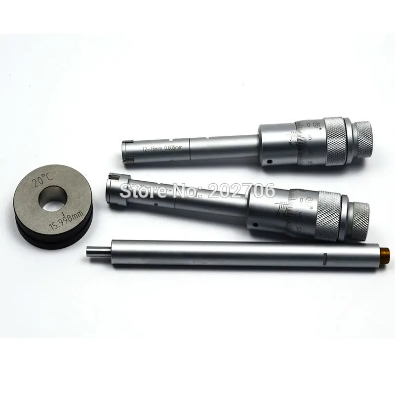 Xibei brand Three-point internal Micrometers 12-20mm Precision 0.004MM three point inside micrometer | Инструменты
