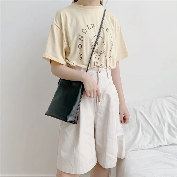 Квадратная сумка-мешок INS однотонные женские сумки через плечо | Багаж и