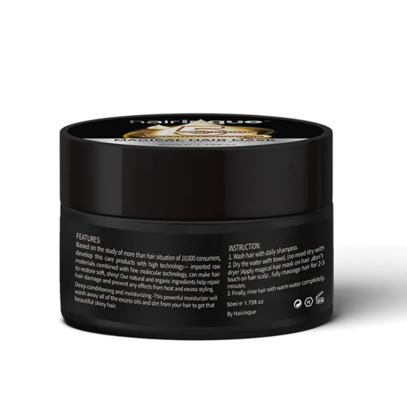 

5 Seconds Repairs Hair Damage Restore Soft Hair Care Mask Hair Scalp Treatment Hair Mask Moisturizing Nourishing 50ml