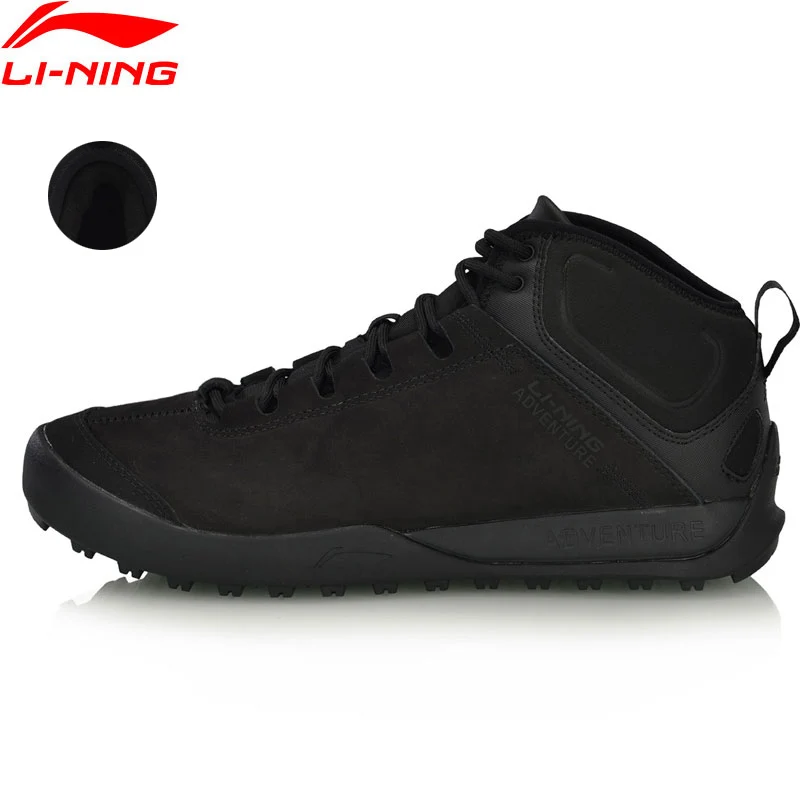 Li-Ning/Мужская Уличная обувь для отдыха TIGER II Теплая Флисовая нескользящая
