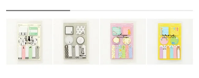 Стикеры для заметок в виде милых животных 36 шт./лот ежедневник на неделю