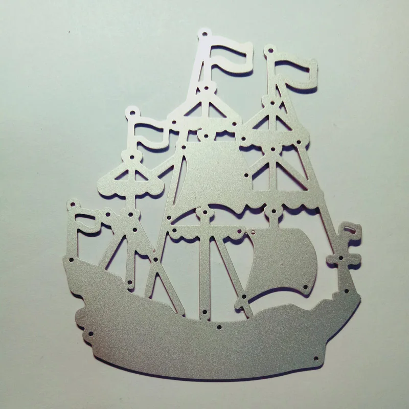 Sailboat Clear Stamps Steel Embossing Craft Decoration Knife Stencil Mold Metal Cutting Dies New 2018 Scrapbooking Cut Die Frame | Дом и сад