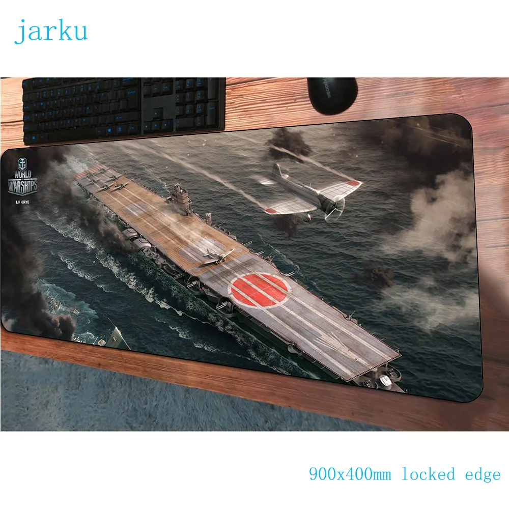 Игровой коврик для мыши world of warship 900x400 мм с HD узором|Коврики мышей| |