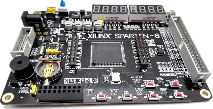 FPGA макетная плата Xilinx Spartan-6 XC6SLX9 макетная плата+ 256 Мбит SDRAM+ VGA модуль