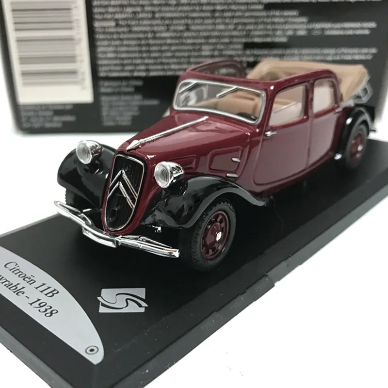1:43 моделирование ретро кирпич красный Citroen 1938 Кабриолет путешествия