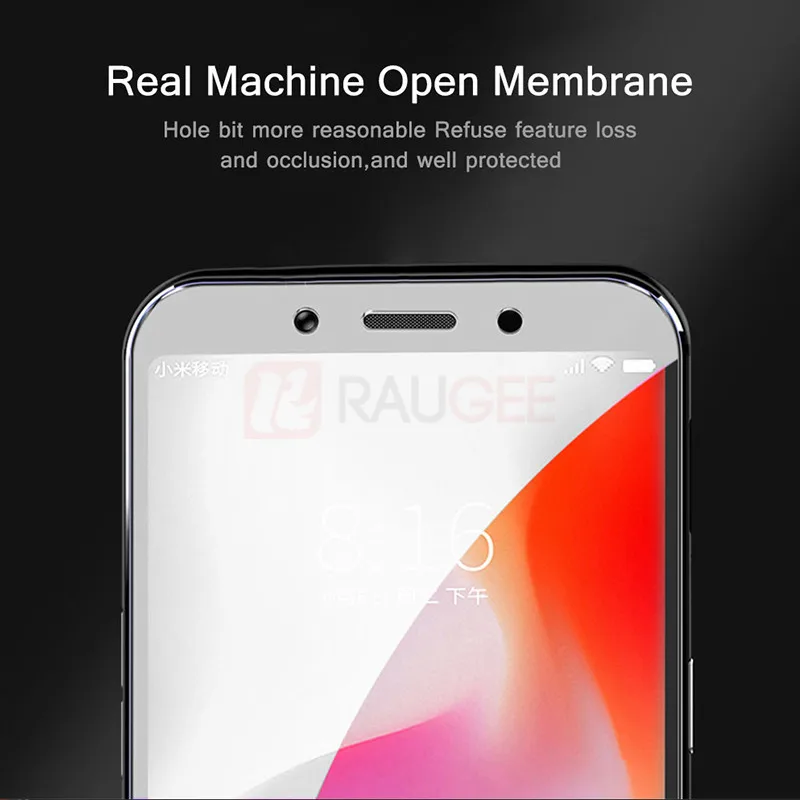 Стекло для Xiaomi Redmi 6A закаленное стекло чехол с защитной пленкой экрана Переднее