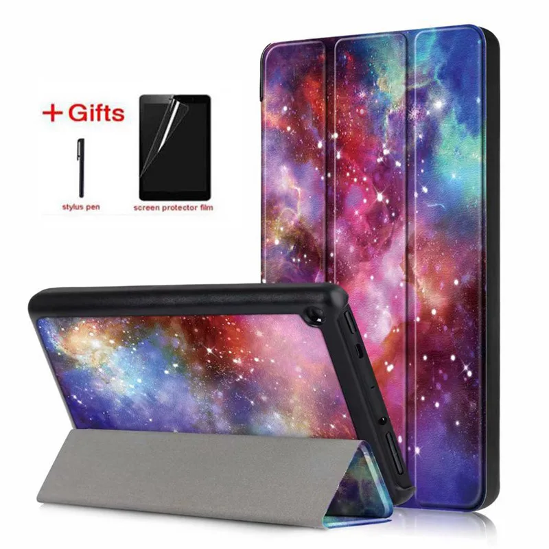 Чехол книжка из искусственной кожи для Amazon New Fire 7 Fire7 версии 2019 смарт чехол всех