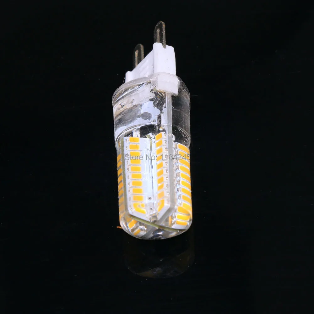 Светодиодные лампы G9 с регулируемой яркостью 3014 SMD чип 80 светодиодов 7 Вт 220 В 110
