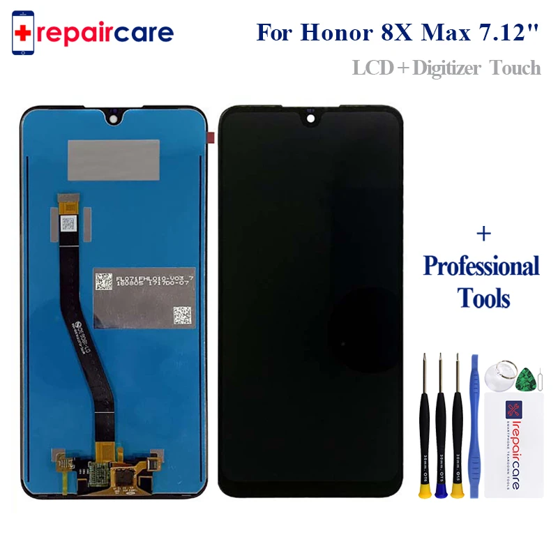 Для huawei Honor 8X Max ЖК дисплей с сенсорным экраном дигитайзер сборка для Honor8X MAX lcd JSN L22