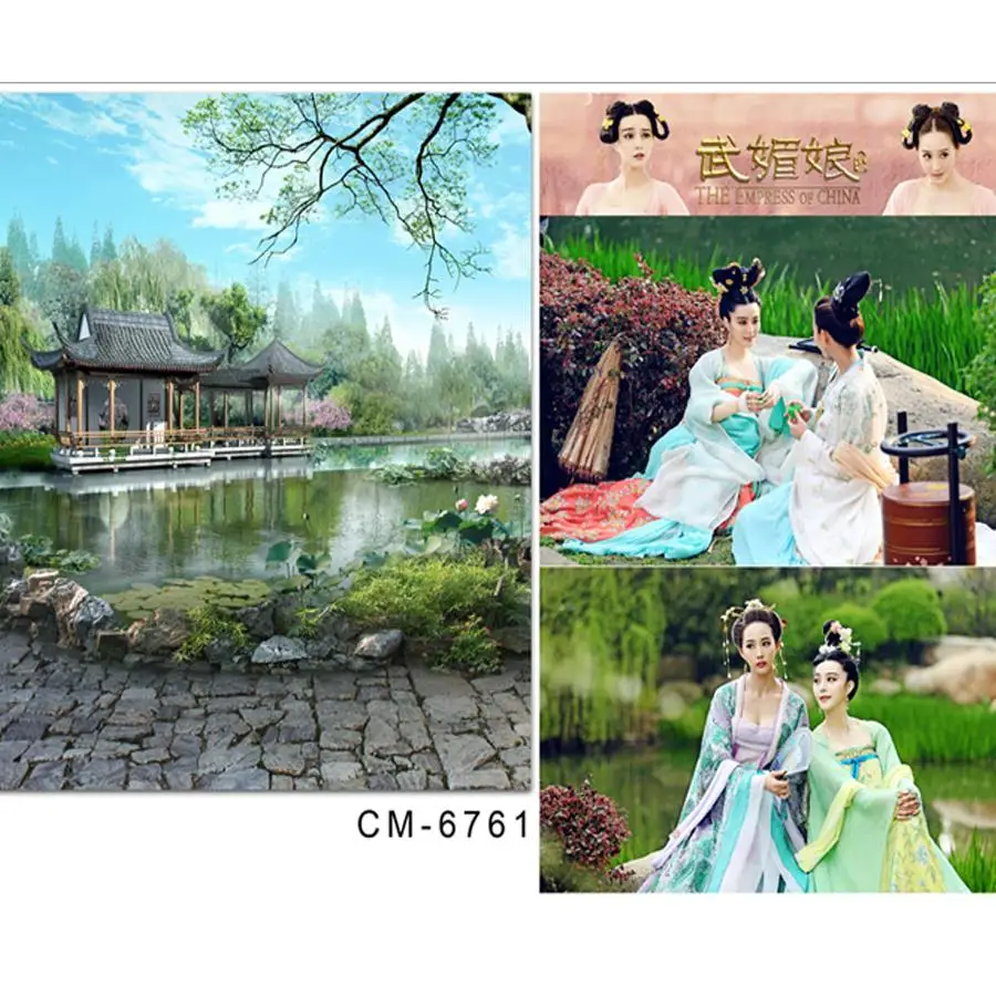 Оборудование для фотостудии от компании allenjoy background baby Garden Lake Scenic photo backdrop 5x7ft (150x220