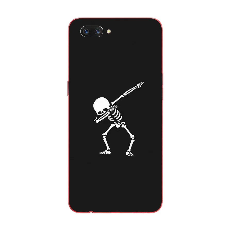 For Oppo A3s Case 6.2 inch Painted Soft Silicone Phone Cases Back Cover Funda |