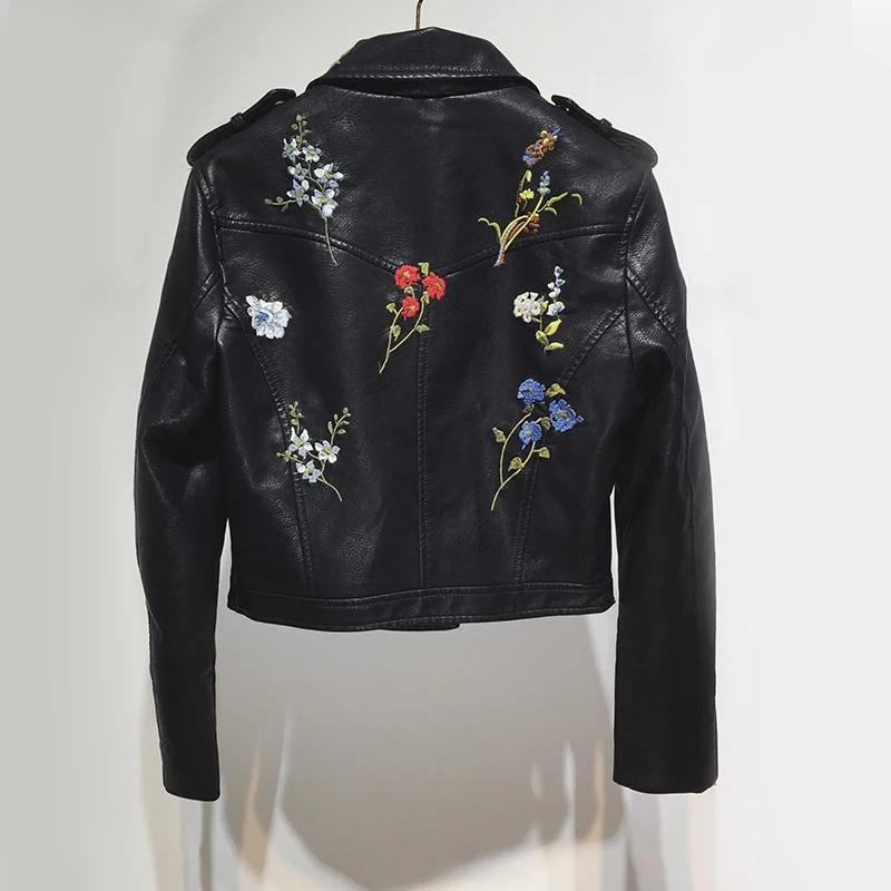 Женская кожаная куртка ftaylor Байкерская облегающая из искусственной кожи с