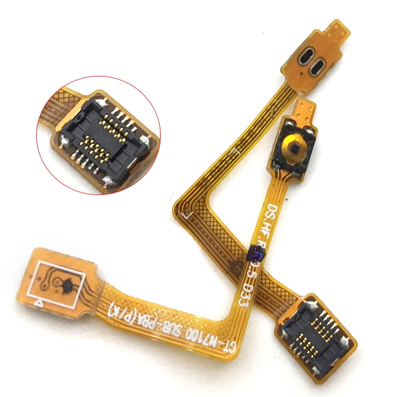 

New Power Switch Button On Off Volume Up And Down Flex Cable For Samsung Galaxy Note 2 Note 2 II LTE N7105 N7100 Replacement