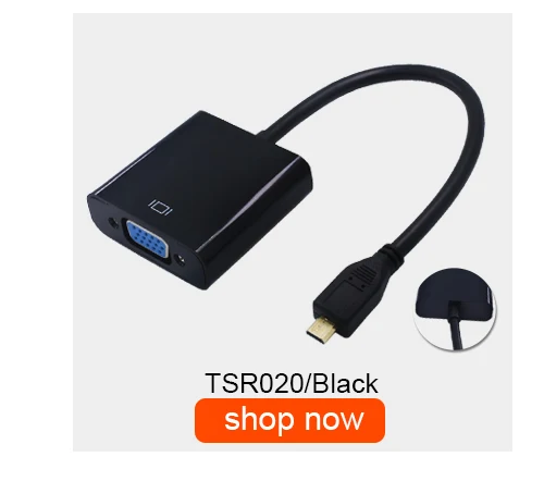 TISHRIC Micro HDMI к VGA Кабель-адаптер HDMI цифро-аналоговый аудио конвертер мужчин и женщин Displayport для проектора ПК