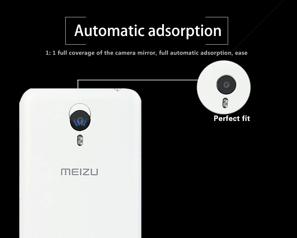 Ультратонкая Защитная пленка для задней камеры из закаленного стекла Meizu Meilan Metal