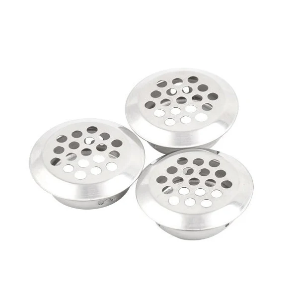 Stainless Steel Kitchen Bathroom Round Mesh Hole Sink Strainer Filter 5pcs Silver Tone | Обустройство дома