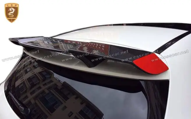 spoiler Спойлер из углеволокна наборы для тела AMG A45 A180 A200 A250 A45 A45 AMG хэтчбек углеродного волокна задний спойлер на крыше - Цвет: spoiler