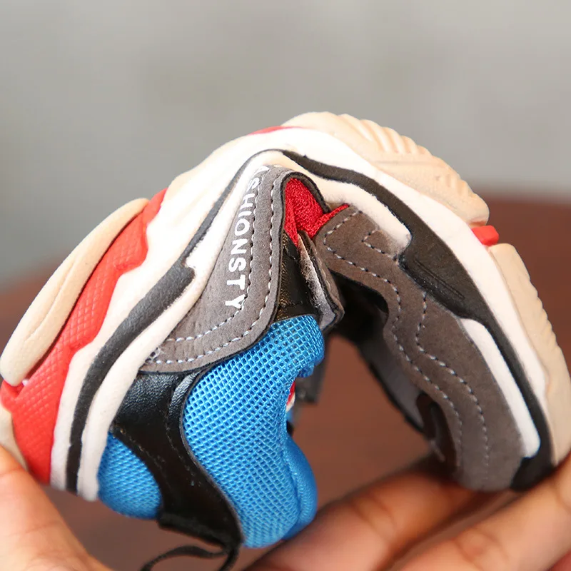Fashion 2018 Spring Autumn Children Shoes Girl Sport Comfortable Outdoor Breathable Kids Sneakers for Boy Running 35 | Детская одежда и