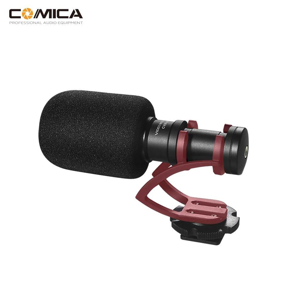 

COMICA CVM-VM10II Metal Mini Cardioid Video Microphone w/ Shock-Mount for Smartphones DJI OSMO GoPro Sony ILDC Cameras