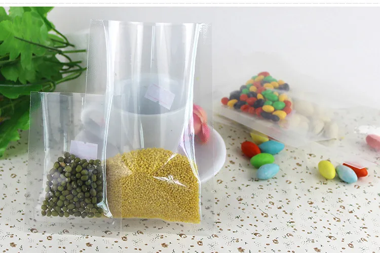 Прозрачный вакуумный пакет с открытым верхом пластиковый для упаковки продуктов