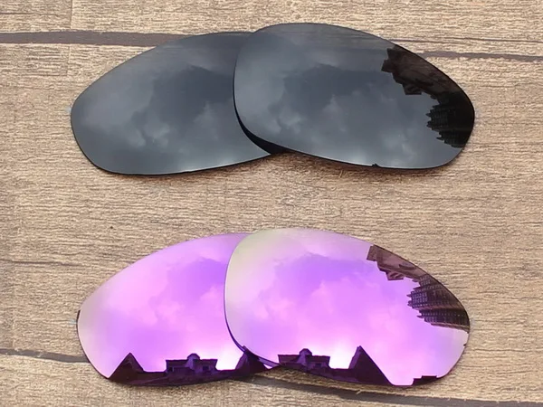 Black and Violet Vonxyz 20+ выбор цвета поляризованные Сменные линзы для-оправа Окли Джульетта - Цвет линз: Black and Violet