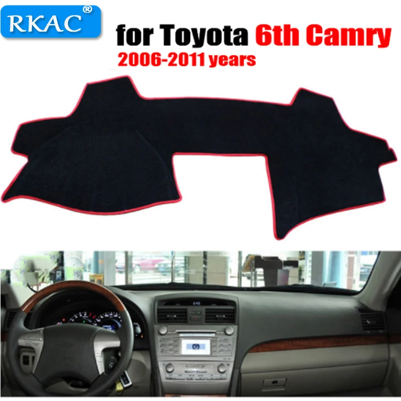 RKAC коврик для приборной панели автомобиля TOYOTA 6 го CAMRY 2006 2011 года левого руля