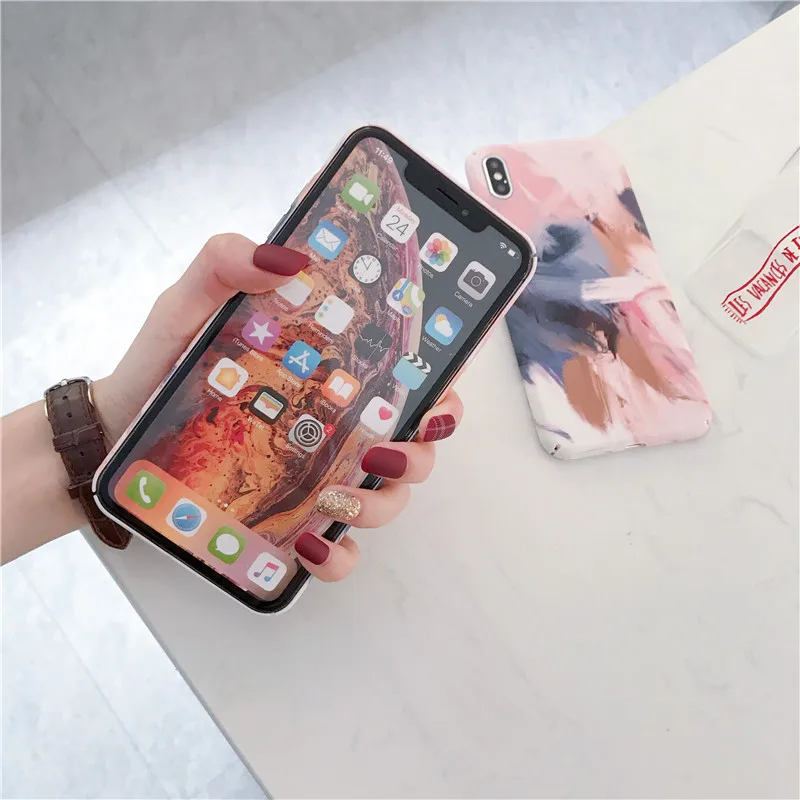 Для iPhone 6 6s 7/6s Plus/7 Plus/X/Xs/XR/Xs Max чехол классическая картина маслом полная защита