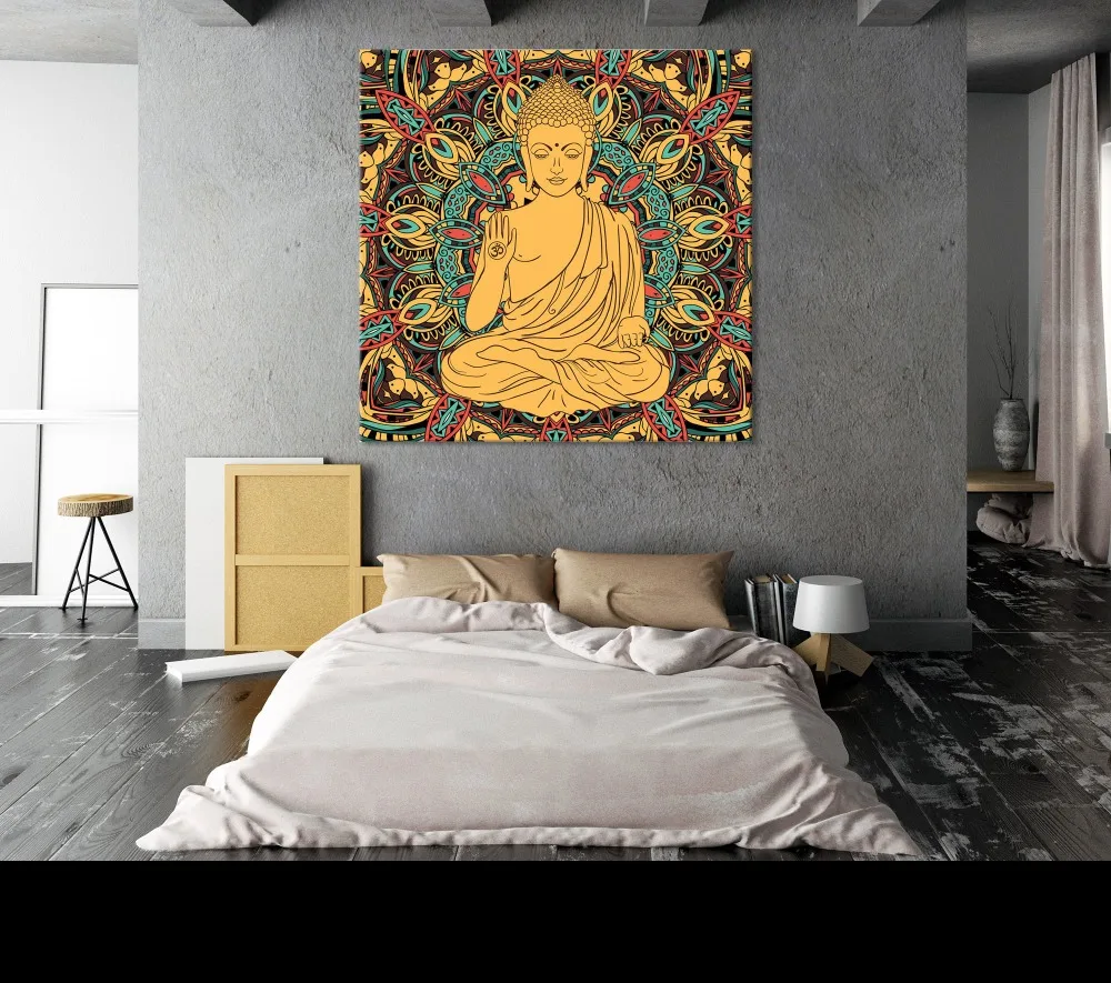 Живопись на холсте настенная живопись художественные принты стене мандала