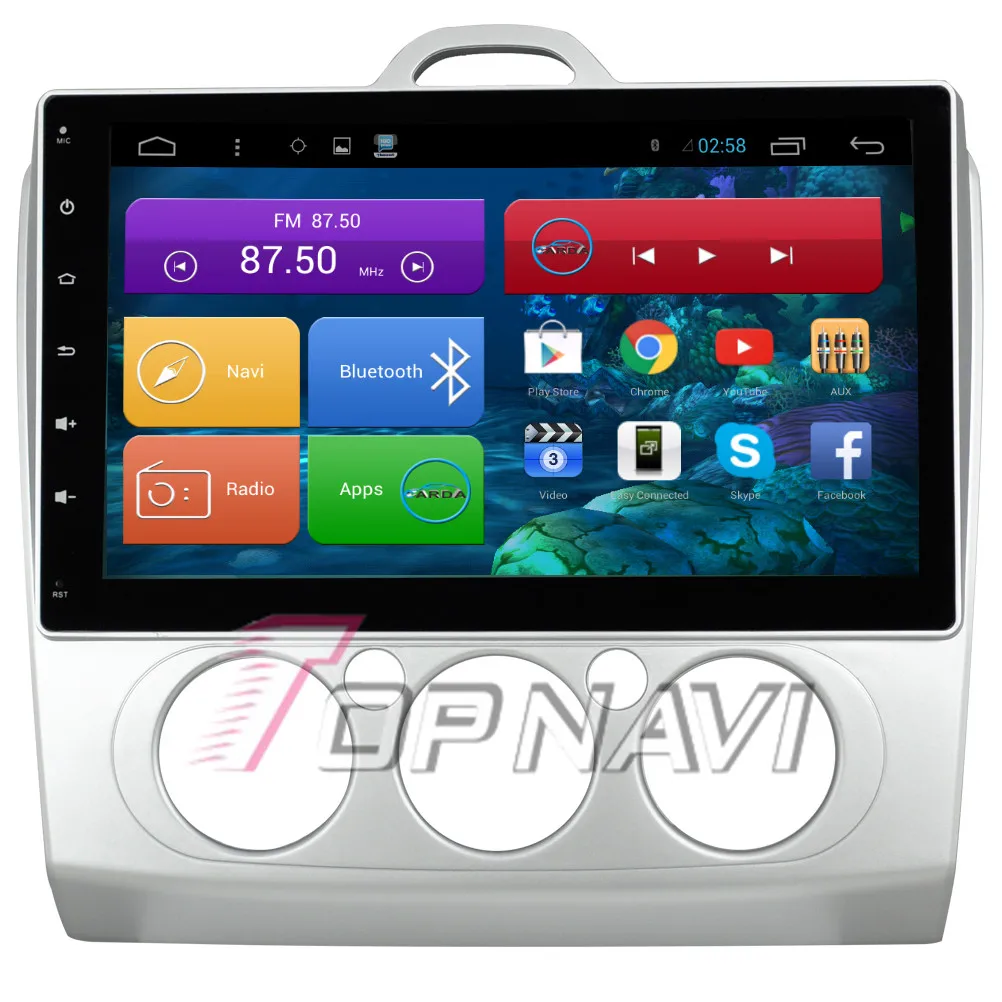 Topnavi 10 2 &quotчетырехъядерный Android 6 0 Автомобильный GPS навигатор для Focus ручной