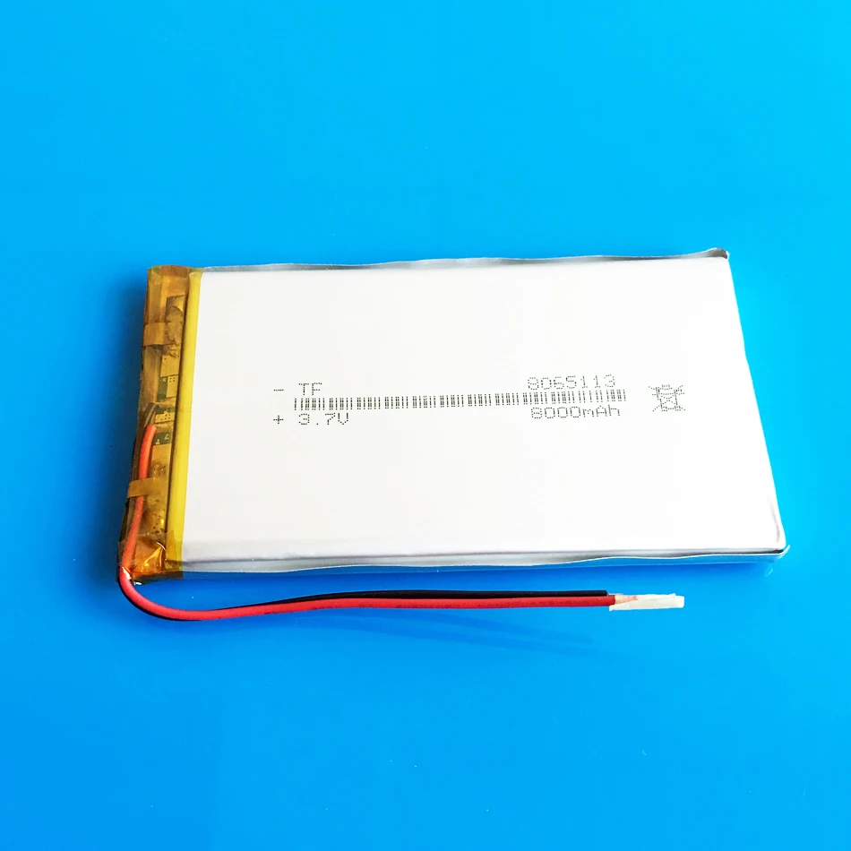 3,7 V 8000mAh высокоемкая перезаряжаемая батарея 8065113 lipo полимерная литий-ионная батарея для внешнего аккумулятора планшета ПК ноутбука