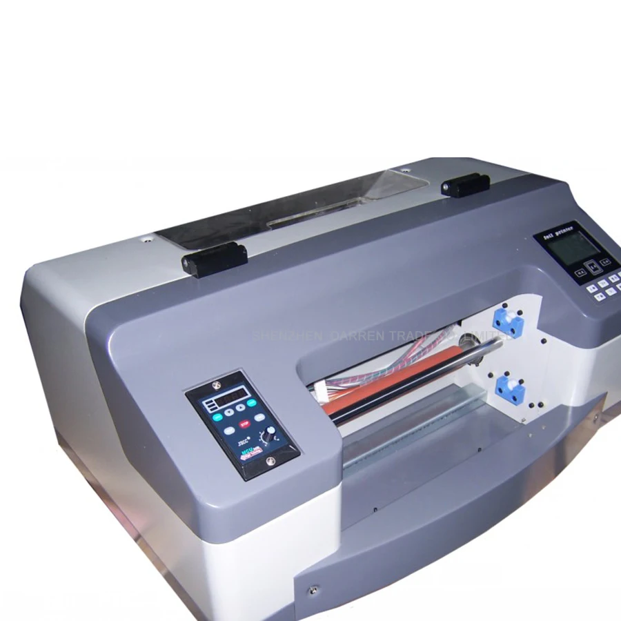 

300mm Digital Hot Foil Stamping Printing Machine 220V Semi-Automatic Digital Label Printer DC300TJ 200dpi Flatbed Printer 1PC