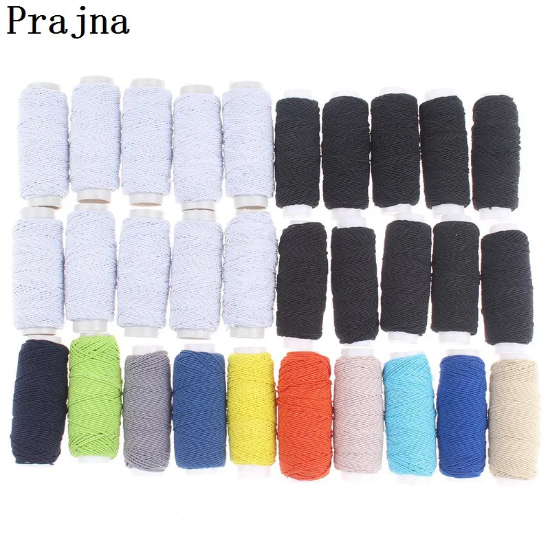 

Prajna 10Roll Elastic Thread Set Industrial Sewing Machine Thread Cheap White Elastic Thread For Bracelets Beading DIY Accessory
