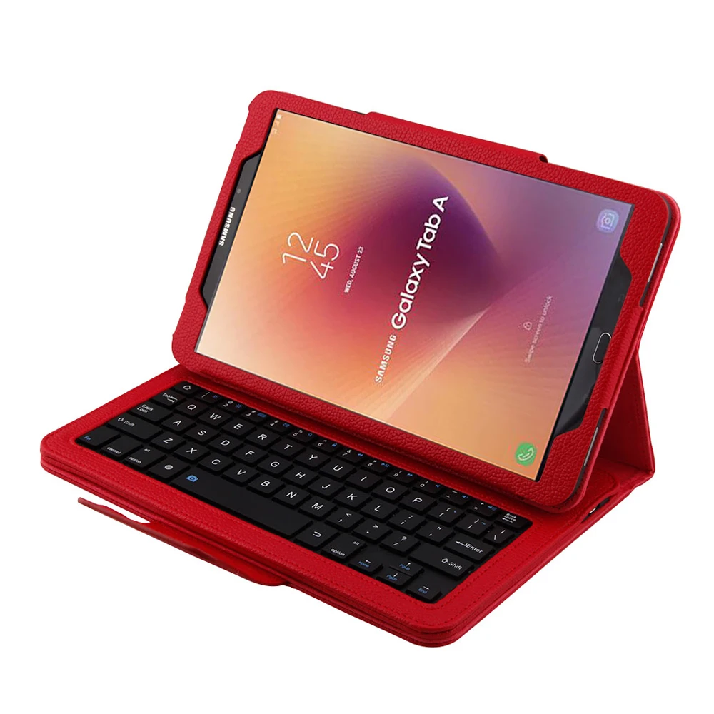 Отсоедините беспроводной чехол для клавиатуры Bluetooth Samsung Galaxy Tab A 8 0 2017 SM T380 T385 с