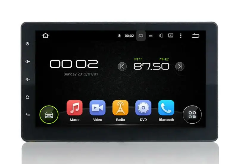 10,1 дюймовый универсальный автомобильный dvd-плеер на основе Android с gps wifi BT DVR, стерео аудио радио, съемная панель, автомобильный ПК/мультимедийное головное устройство