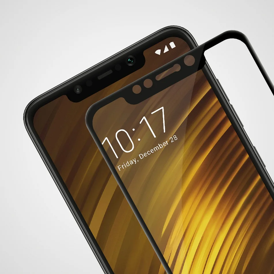 Для xiaomi pocophone f1 Защитное стекло для экрана полное покрытие Nillkin CP + 9H 0 33 мм Тонкий