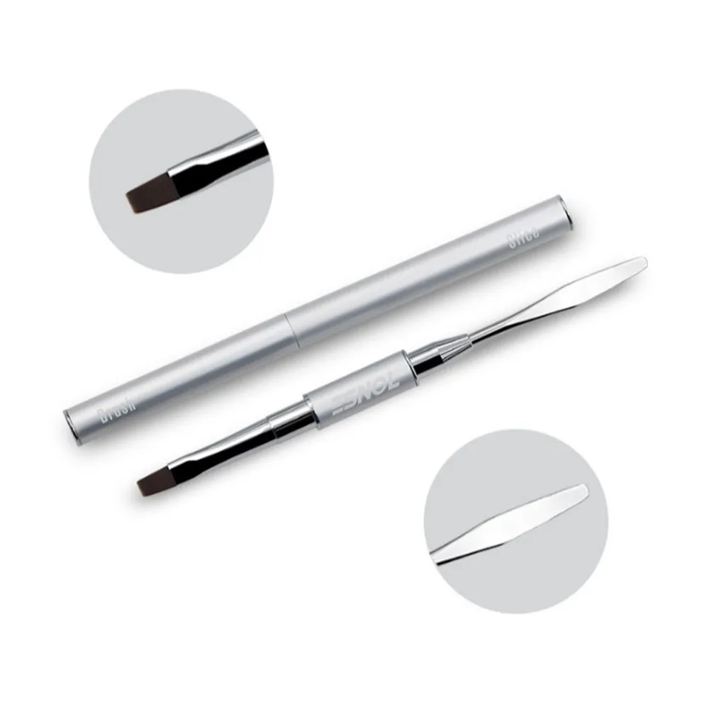 

Quickly Extended Crystal Pen Double Headed Pencil Dual-Use Steel Push Phototherapy Pen Nail Art Tools