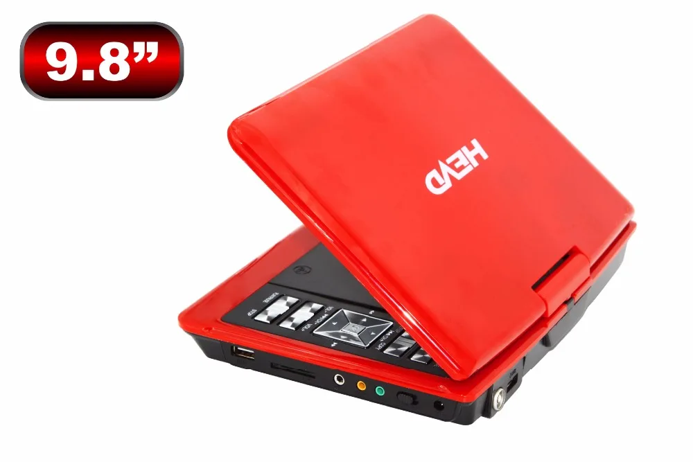 9 8 дюймовый портативный dvd плеер с ТВ/SD/USB Домашний EVD DVD VCD MP3/MP4 RM RMVB VOB MPG MPEG1 MPEG2 MPEG4 DIVX