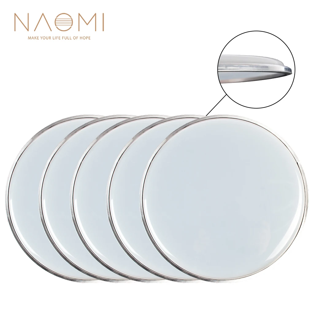 Наоми 5 шт натрия кожа Полиэстеровая пленка для кожи банджо укулеле ж/Кривая Banjouke