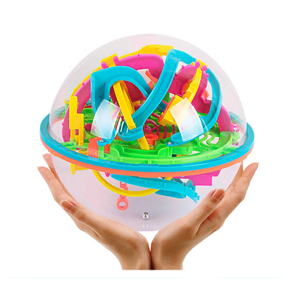 3D Maze Ball 138 Steps 925A Educational Magic Intellect Marble Puzzle Game Balance Toy for Kids | Игрушки и хобби