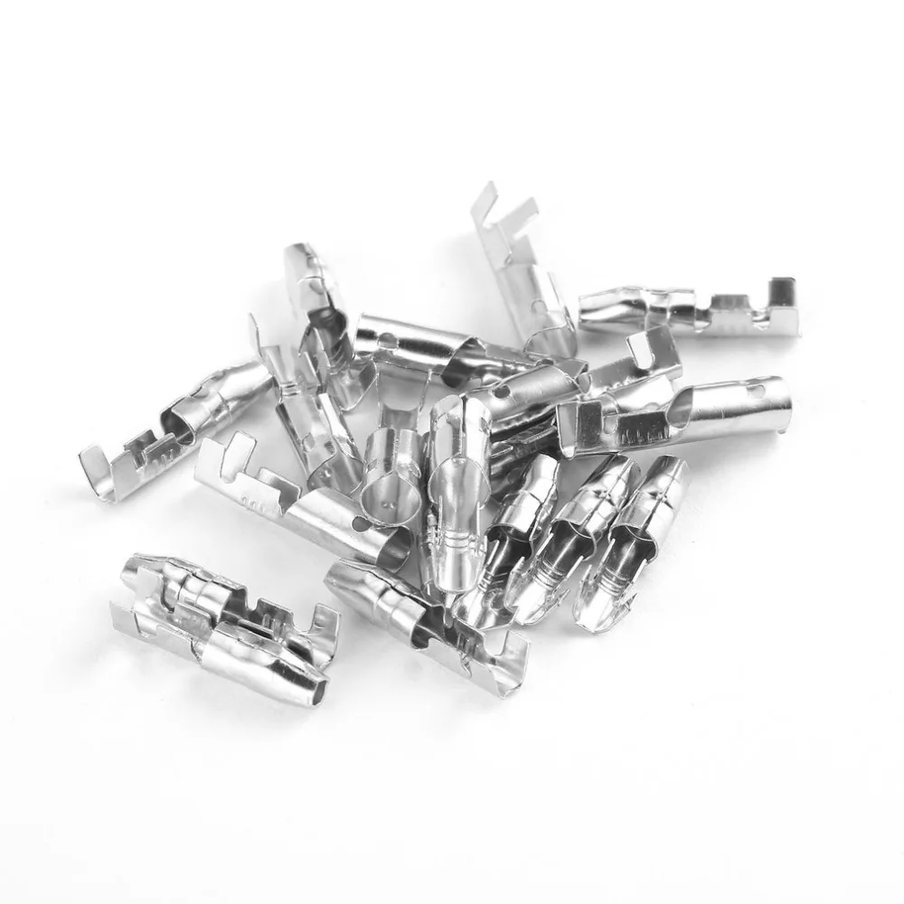 100 шт. диаметр 3 9 мм латунь штепсельные Разъемы разъем обжимной терминал кабель