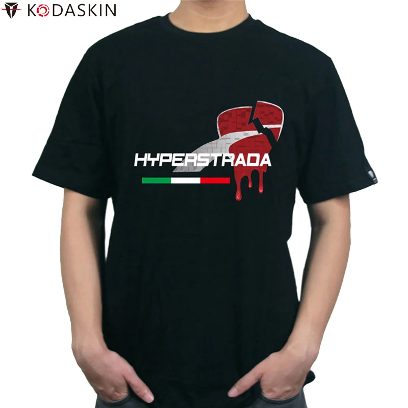 

KODASKIN футболка мужские модные топы футболки для DUCATI Hypermotard 820 939