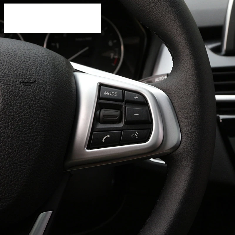 Для BMW 1 2 серии 118i 120i 218i f45 F46 X1 F48 2016 2017 автостайлинг ABS Хромированная кнопка