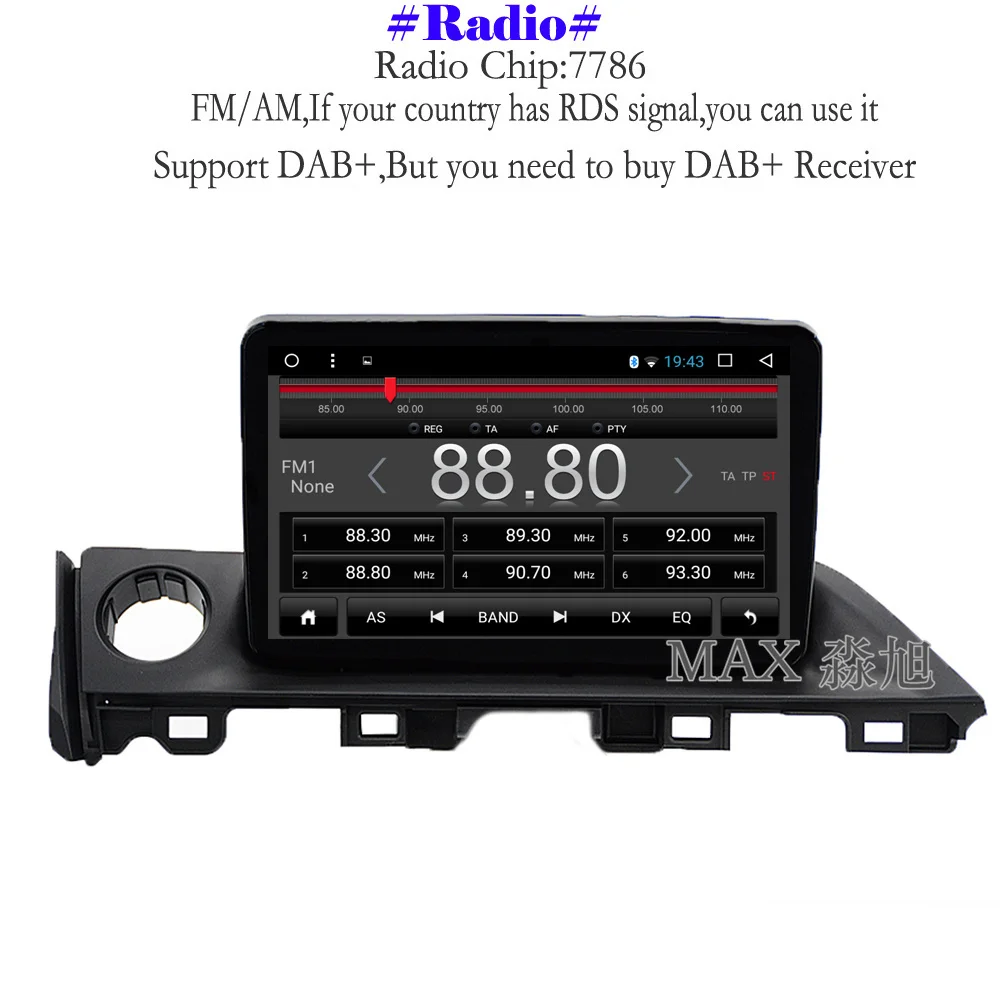 MAX 2G + 32G Android 8.1.0 автомобильный dvd плеер для Mazda 6 Atenza 2017 автомобильное радио RDS Bluetooth