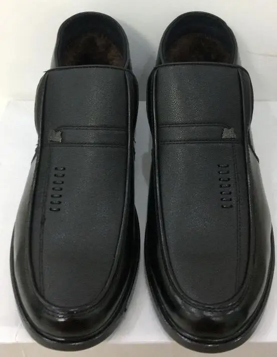 Dousin Partin/ботинки на меху Качественная кожаная мужская обувь с высоким берцем