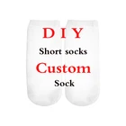 PLstar Cosmos 3D печать DIY Индивидуальный Дизайн мужскиеженские мужские короткие носки Прямая поставка оптовые поставщики