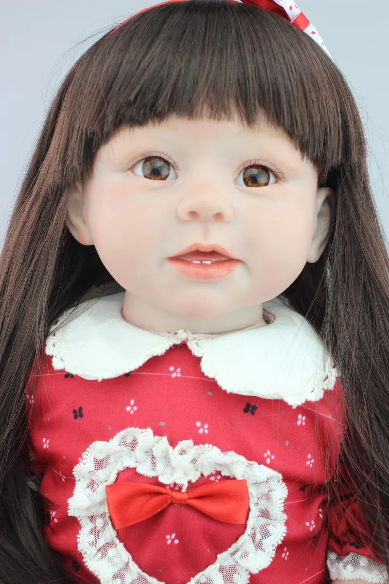 Большой размер 70 см Reborn Малыш Arianna Tatiana baby Sillicon куклы наивысшего качества Игрушки для девочек