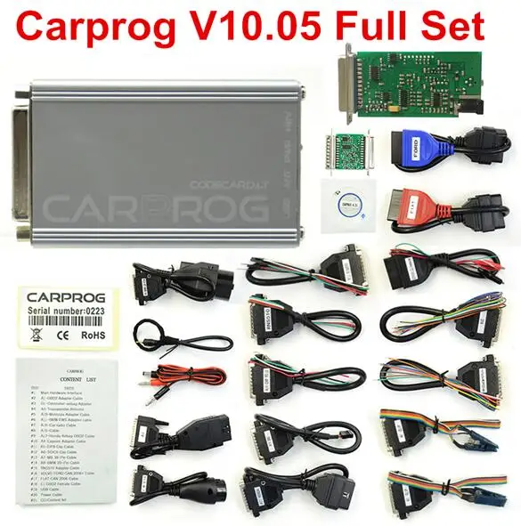 10.05 Full Set Carprog V8.21 с Keygen онлайн Программирование автомобиля прог 8,21& V10.05/10,93 больше авторизация автомобиля-прог Основной блок/полный комплект - Цвет: 10.05 Full Set