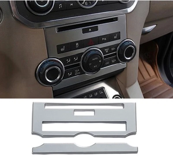 Хромированная Автомобильная центральная консоль крышка CD панели рамка отделка